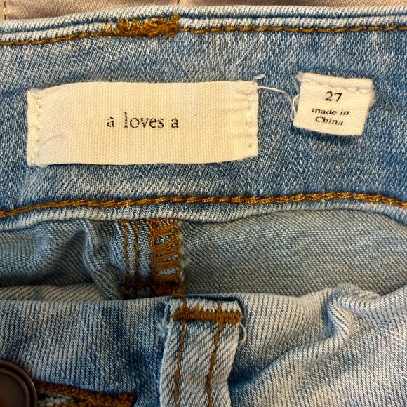 a loves a Light Wash Boot Cut High Rise Jeans Women 27 - Picture 11 of 11